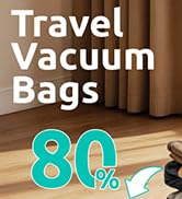 Travel Vacuum Bags with Rechargeable Electric Pump