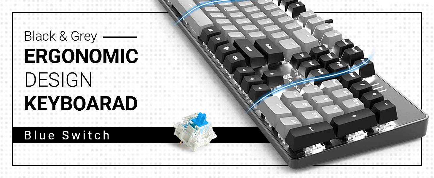 cute keyboard full mechanical keyboard blue keyboard clicky keyboard mechanical keyboard rgb