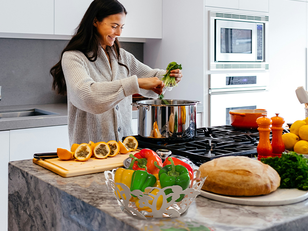 HAUSHOF Removable Stainless Steel Fruit Tray