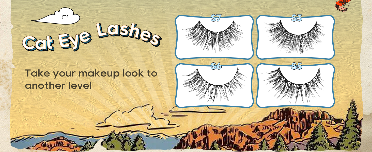 natural false lashes