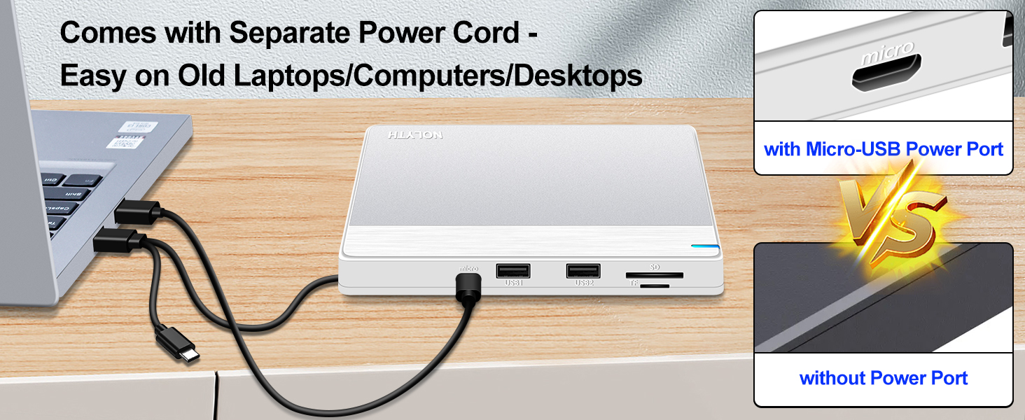 This USB DVD drive external comes with a power supply cord to provide additional power for your Mac.