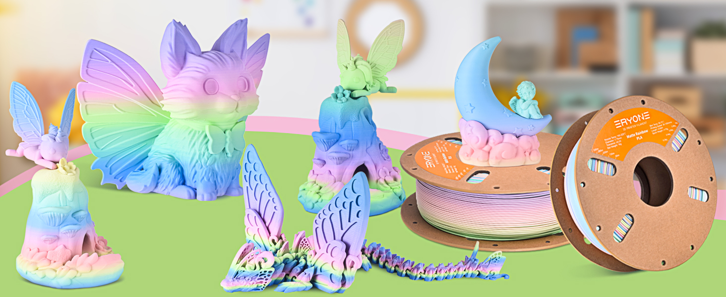 rainbow pla filament