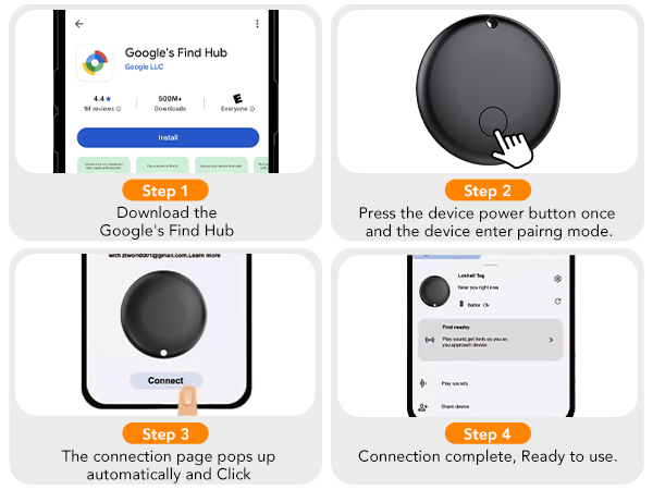  Android Air Tracker 4 Pack