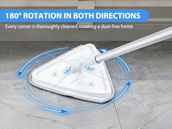 wall mop cleaner with long handle