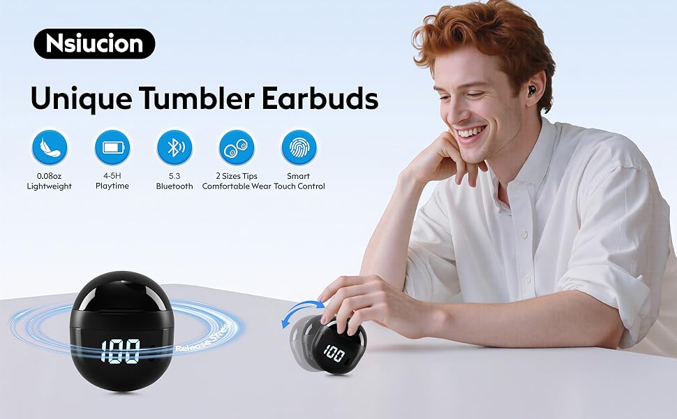 Tumble Compact Earbuds