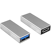 Duttek USB C Female to USB A Female Adapter, USB C Female to USB 3.0 Female Adapte, Double-Side T...