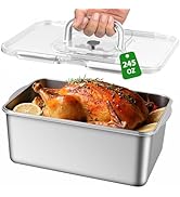 Freshmage 7000 ML / 245 oz /30 Cup Extra Large Food Containers with Lid and Handle, Portable Stai...