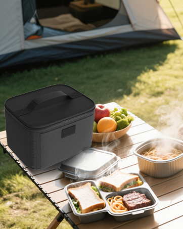 Electric Lunch Box Food Heater - 12V/24V/110V 3-in-1 Portable Oven Car Food Warmer