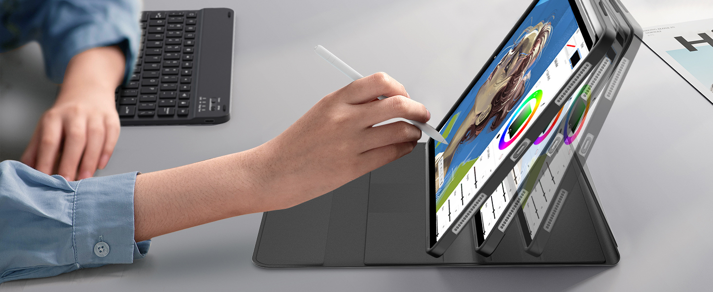 apple ipad pro 12.9-inch 6th generation case with keyboard