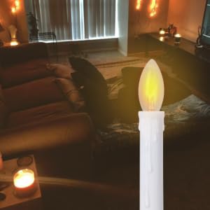 candle in livingroom