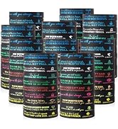 100P Religious Silicone Wristbands Bulk Bible Rubber Bracelets Faith Hope Belief Wristbands for M...