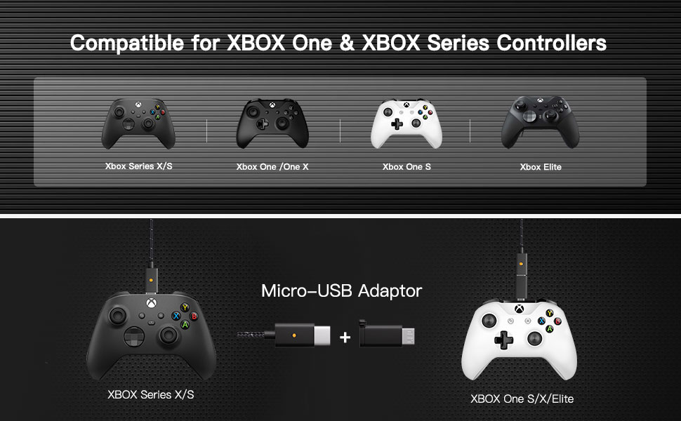 xbox series x controller xbox series s controller accessories rechargeable battery charger pack kit