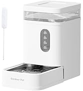 Garnder Pet Automatic Dog Water Dispenser Gravity Waterer with Stainless Steel Bowl Water Dispens...