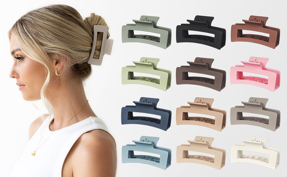 medium large hair claw clips for women girls styling accessories long thick thin hair