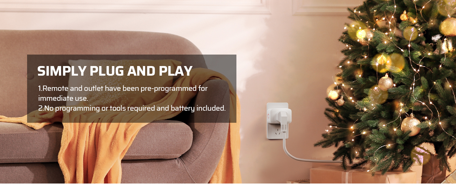 indoor remote control outlet