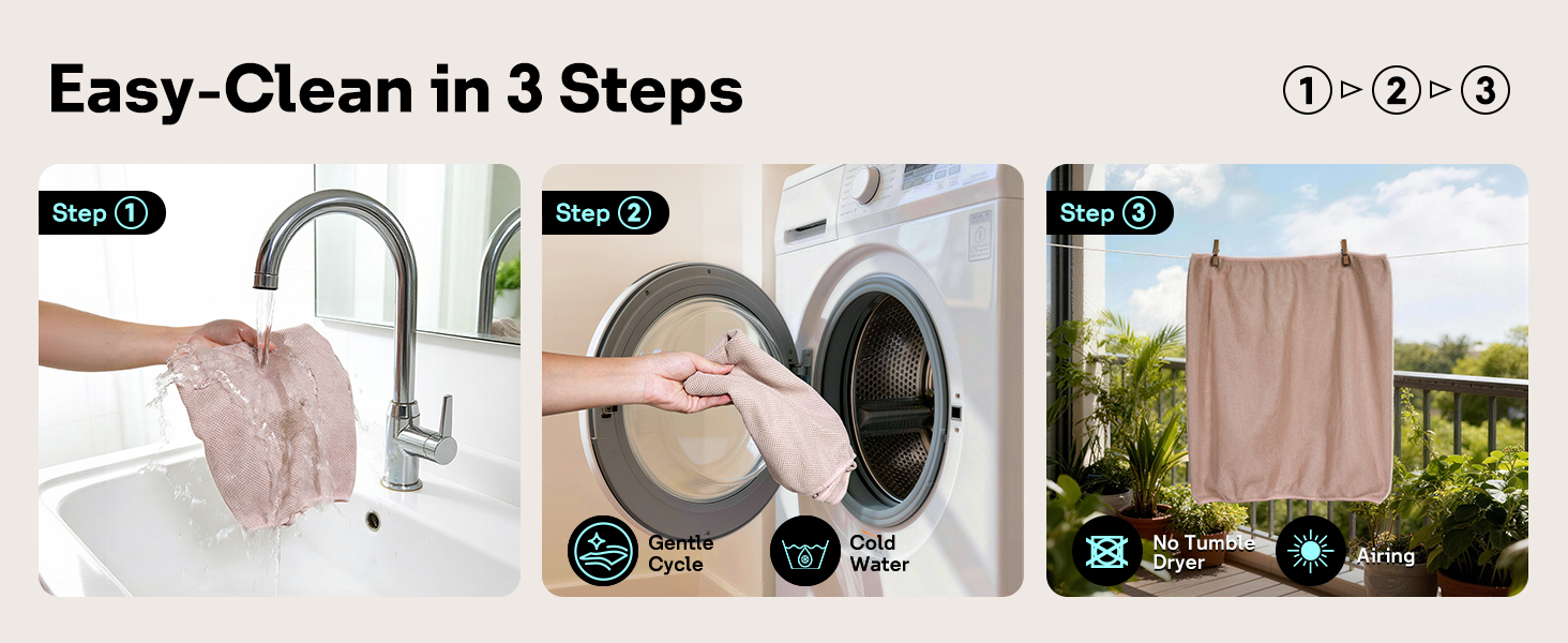 Easy-Clean in 3 Steps