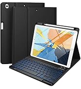 Hamile Keyboard Case for iPad 9th 8th 7th Generation Case with Keyboard 10.2" - 7 Colors Backlit ...