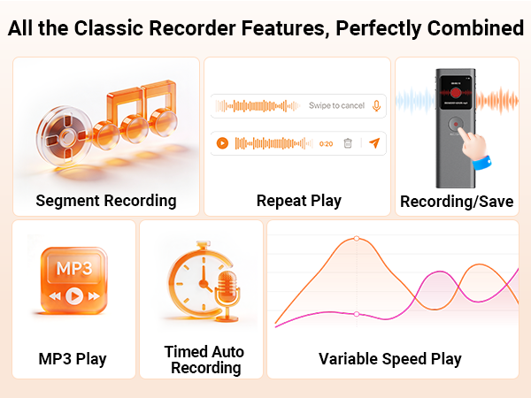 All the Classic Recorder Features,