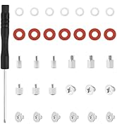 32PCS M.2 SSD Screw Kit - Carbon Steel Nickel Plated Screws &amp; Standoffs - NVMe Screw M.2 SSD Moun...