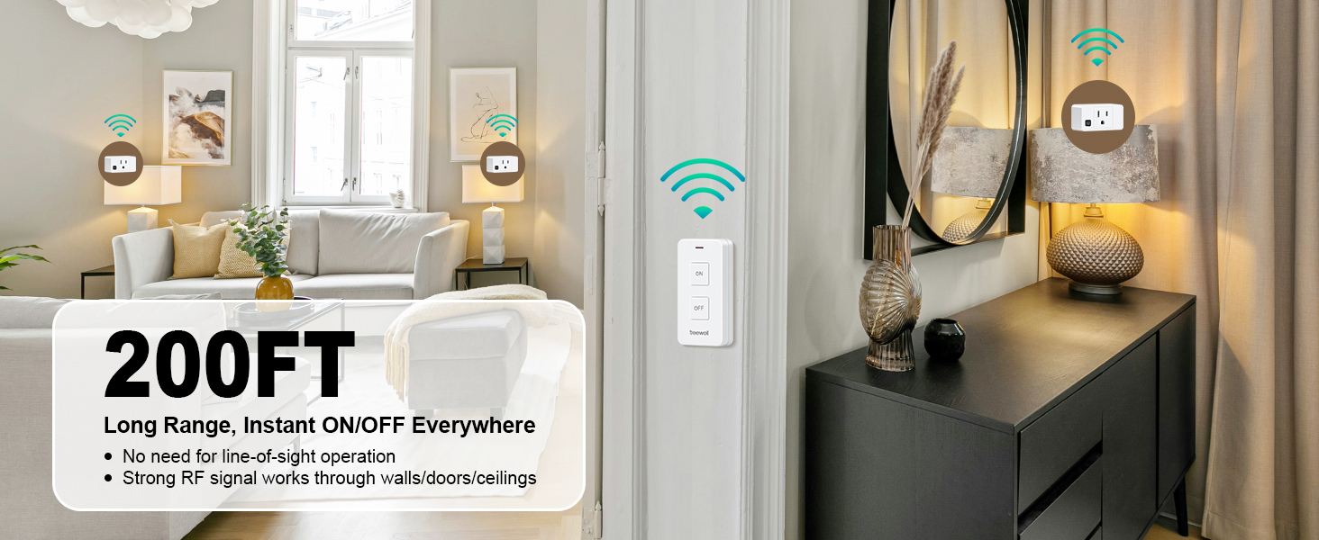 remote control outlet plug