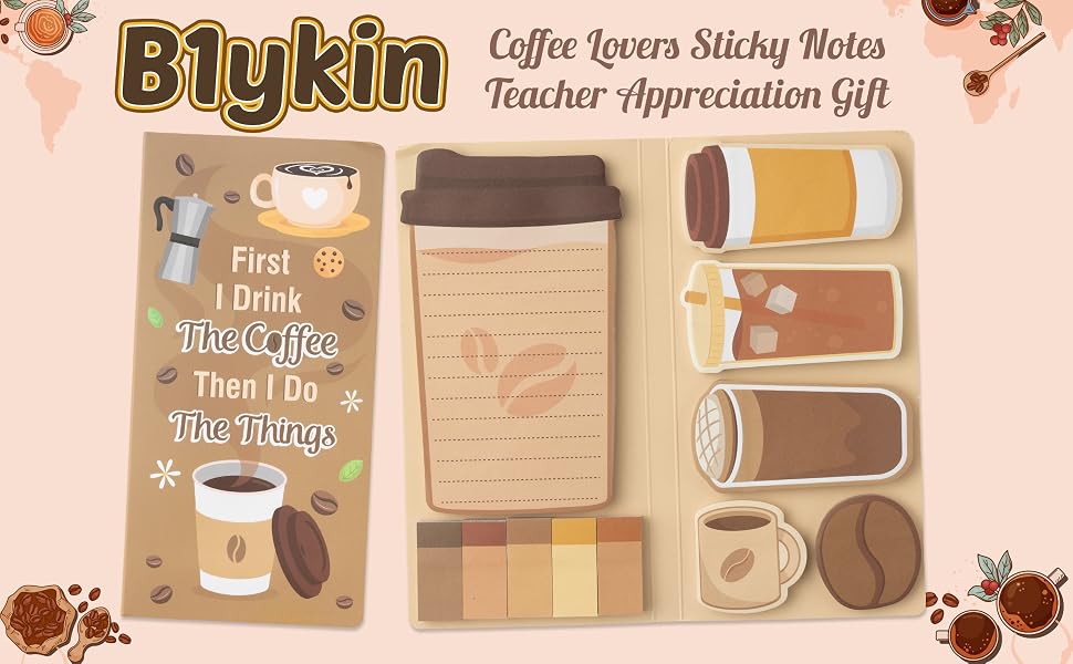 Coffee Lovers Sticky Notes