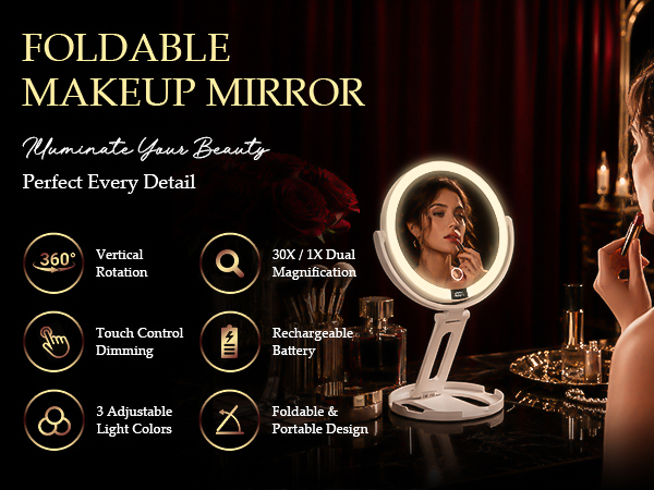 vanity mirror with lights