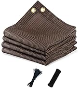 Vocray 90% Sun Shade Cloth for Patio, 12x24 Ft Breathable Sunshade Fabric for Garden, UV Resisant...