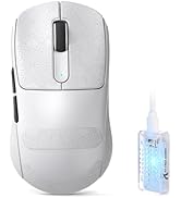 ATTACK SHARK V5 Wireless Gaming Mouse with 42000 DPI -PAW3950 MAX Sensor -55g Ultra-Lightweight-N...