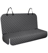 NECKORY Backseat Cover for Dogs, Waterproof and Non-Slip Pet Bench Seat Covers, Car Seat Protecto...