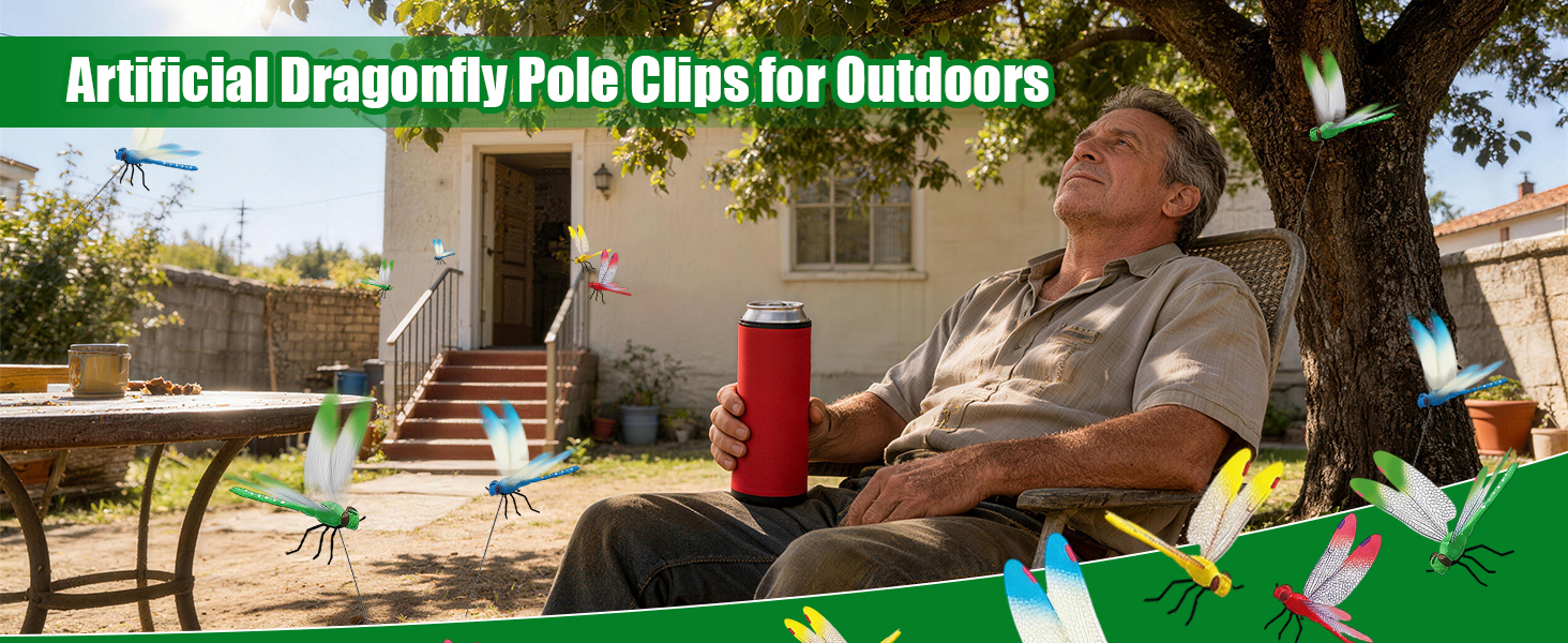 dragon fly clips for bugs repellent