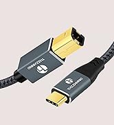 USB B to USB C Printer Cable