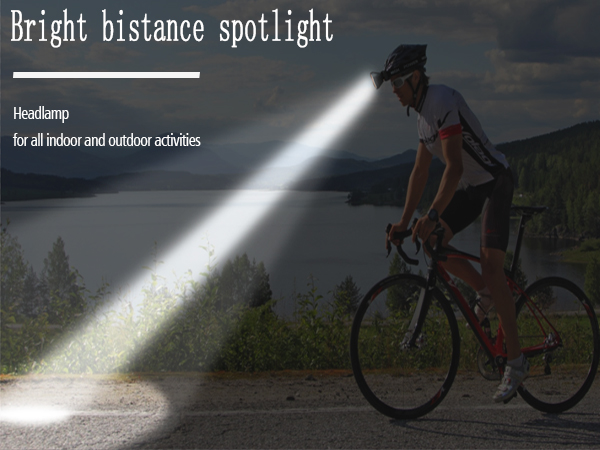 Ultra high brightness headlamp, suitable for cycling, fishing, camping, hiking, hunting