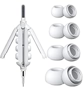SAYAFAN 4 Pairs Replacement Ear Tips for Airpods Pro/Airpods Pro 2 and Cleaner Kit, 5 in 1 Cleani...