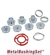 Milescraft 1228 Metal Bushing Set - 11 pc. Router Template Guide Set – Fits Porter Cable Style Ro...