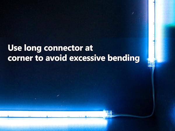Smart RGB COB LED IC Strip Lights, Addressable High Density Flexible with Remote &amp; App Control