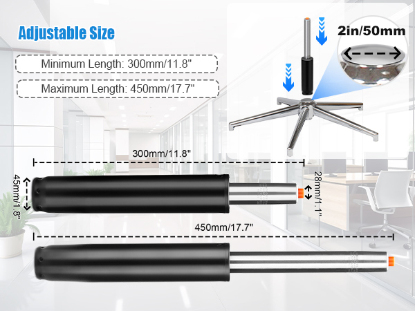 office chair gas cylinder