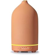 Gooamp 200ML Ceramic Essential Oil Diffuser for Home, Stone Diffuser | Ultrasonic Aromatherapy Di...