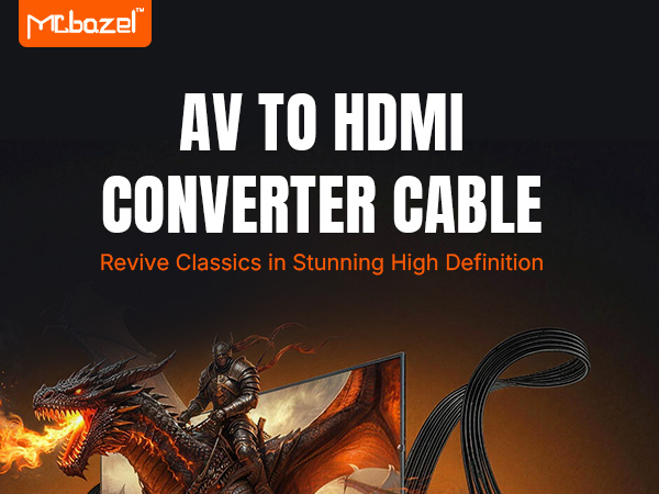 AV to HDMI Converter Cable