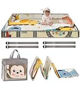 VEVOR Baby Play Mat, 55""x71"" Baby Crawling Mat, Non-Slip One-Piece Foam Baby Playmat, Foldable ...