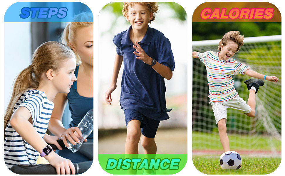 Kids pedometer watch