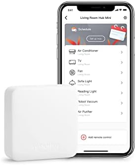 SwitchBot Hub Mini Smart Remote - IR Universal Remote, WiFi IR Blaster for TV, Air Conditioner, Compatible with Alexa, Google Home, Link SwitchBot to Wi-Fi (Support 2.4GHz)