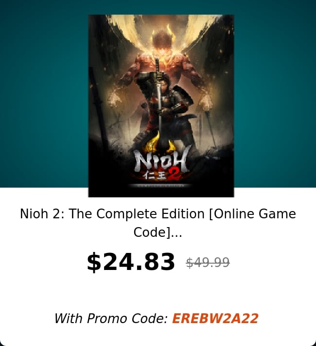 Nioh 2: The Complete Edition [Online Game Code]...