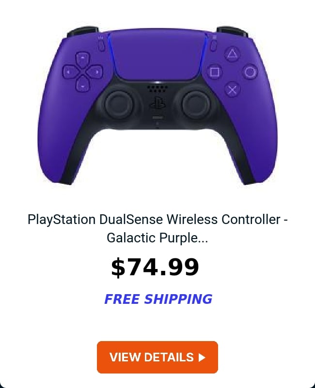 PlayStation DualSense Wireless Controller - Galactic Purple...