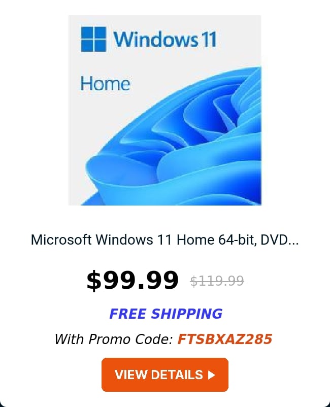 Microsoft Windows 11 Home 64-bit, DVD...