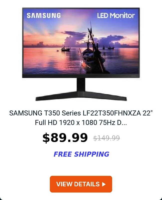 SAMSUNG T350 Series LF22T350FHNXZA 22