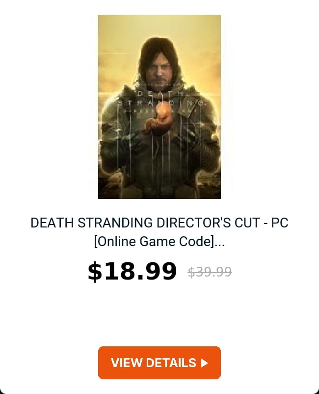 DEATH STRANDING DIRECTOR'S CUT - PC [Online Game Code]...