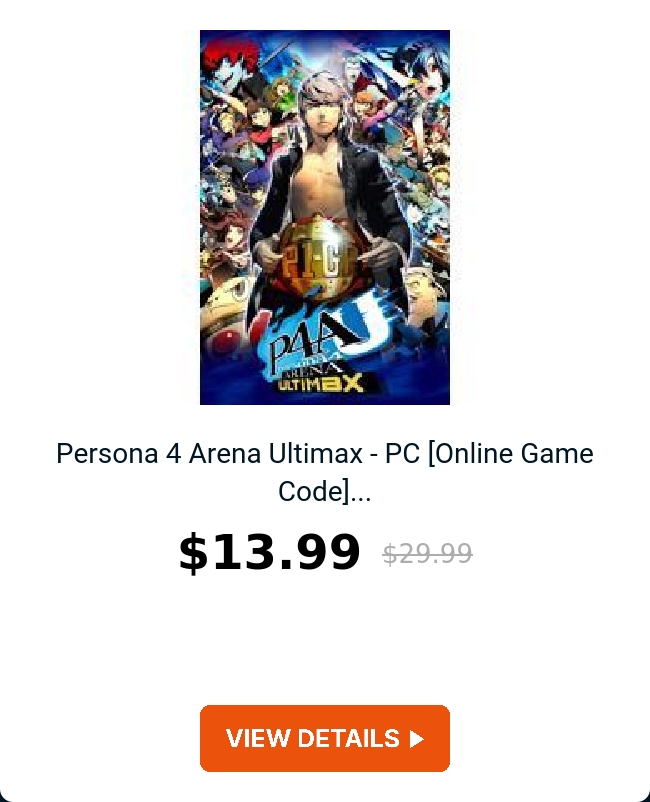 Persona 4 Arena Ultimax - PC [Online Game Code]...
