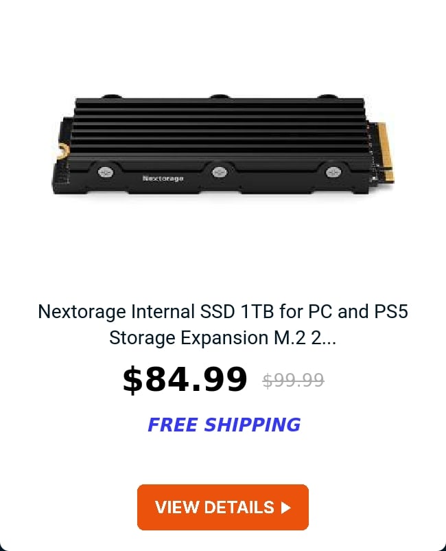 Nextorage Internal SSD 1TB for PC and PS5 Storage Expansion M.2 2...