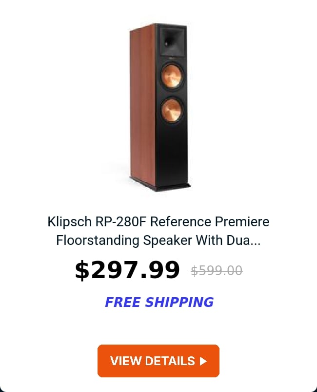 Klipsch RP-280F Reference Premiere Floorstanding Speaker With Dua...