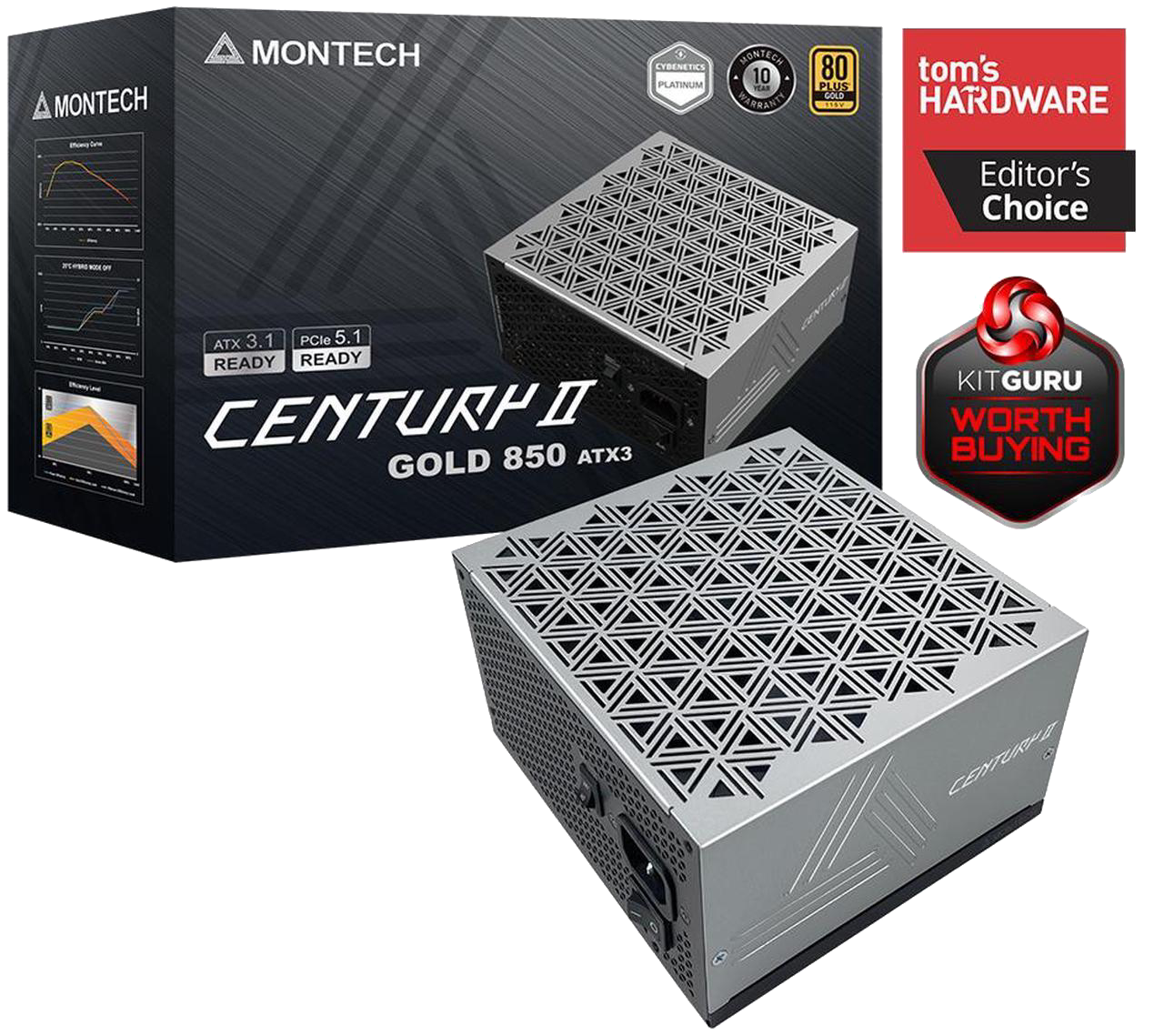 MONTECH CENTURY II - 850W Power Supply